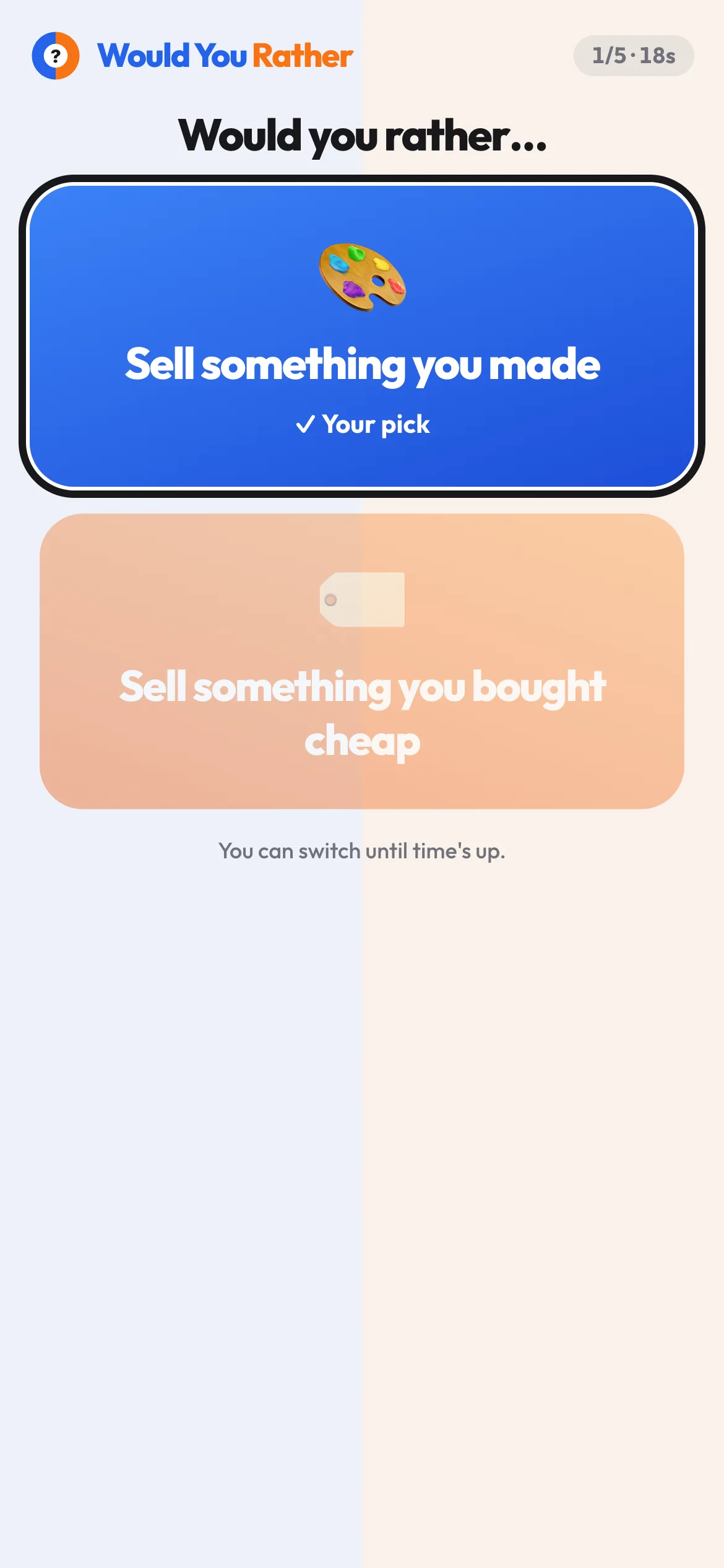 Would You Rather: a student's phone